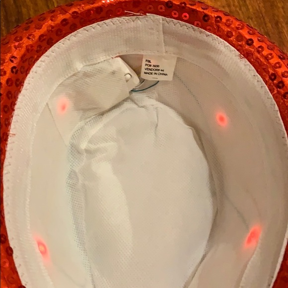 NWT Sequin Green Light up Fedora - Picture 6 of 6